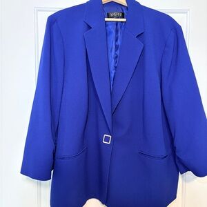 Kasper Women's Royal Blue Suit Jacket